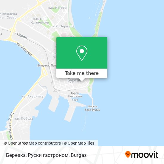 Березка, Руски гастроном map