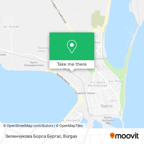 Зеленчукова Борса Бургас map