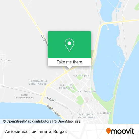 Карта Автомивка  При Тяната