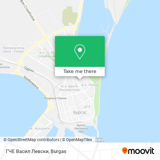 ГЧЕ  Васил Левски map