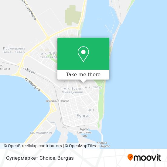 Супермаркет Choice map