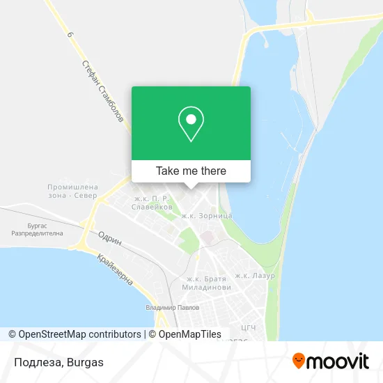 Подлеза map