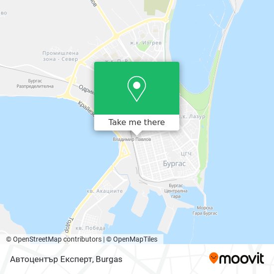 Автоцентър Експерт map