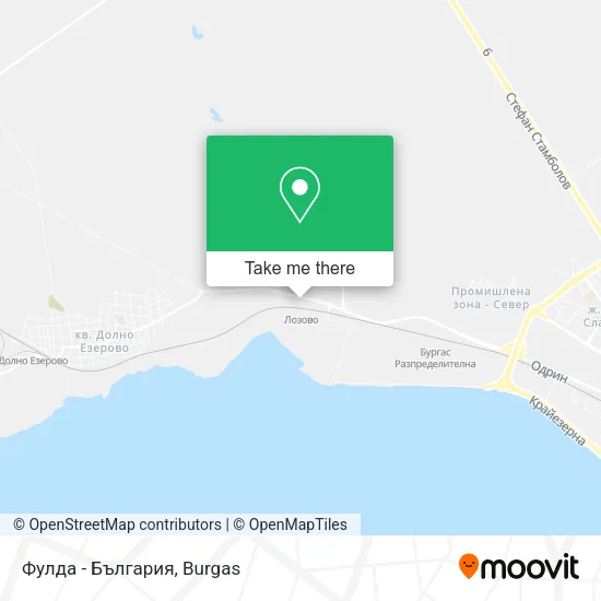 Карта Фулда - България