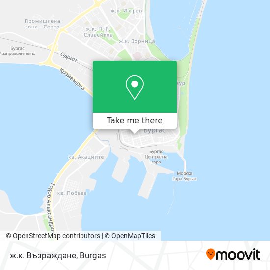 ж.к.  Възраждане map