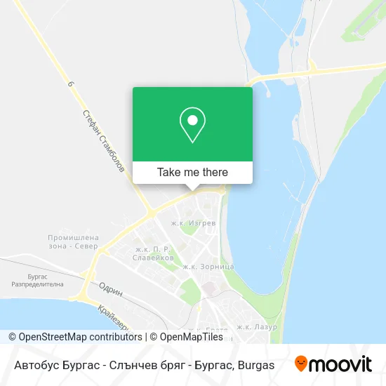 Карта Автобус Бургас - Слънчев бряг - Бургас