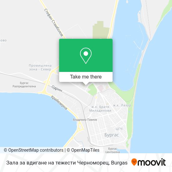 Карта Зала за вдигане на тежести  Черноморец
