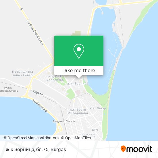 ж.к Зорница, бл.75 map