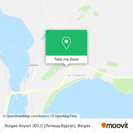 Карта Burgas Airport (BOJ) (Летище Бургас)