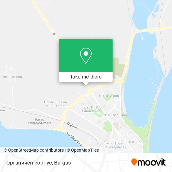 Карта Органичен корпус