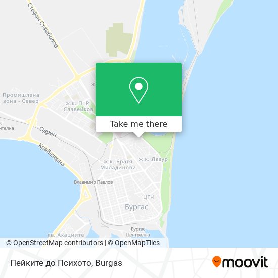 Пейките до Психото map