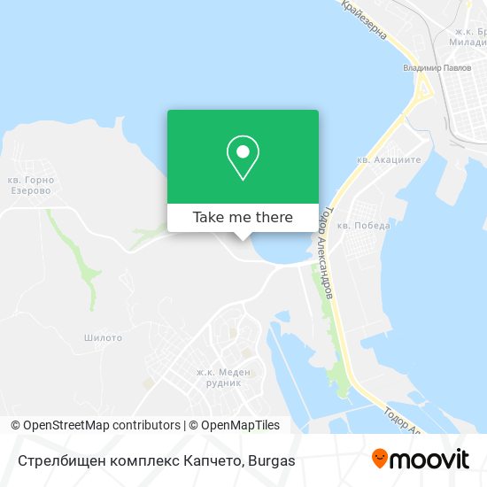 Стрелбищен комплекс  Капчето map