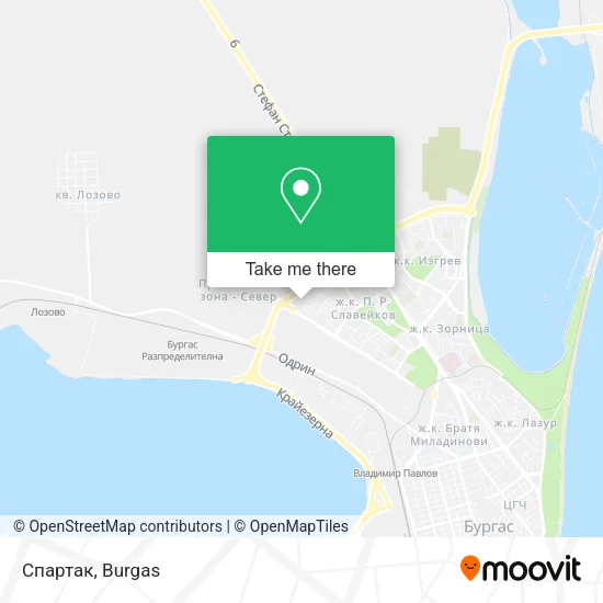 Карта Спартак