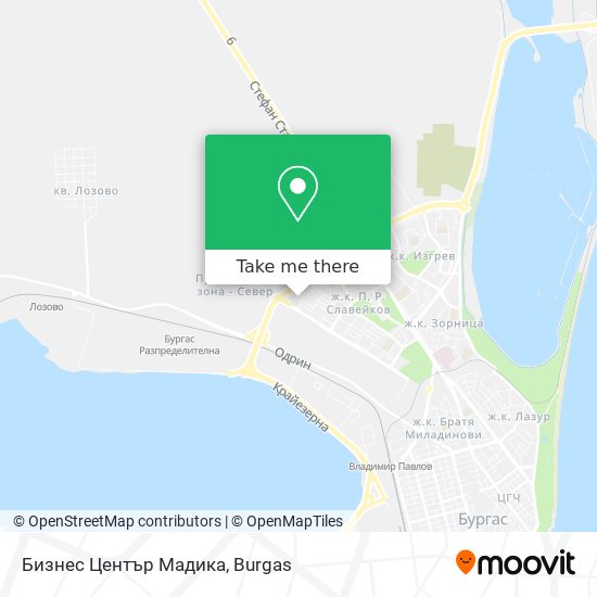 Бизнес Център  Мадика map