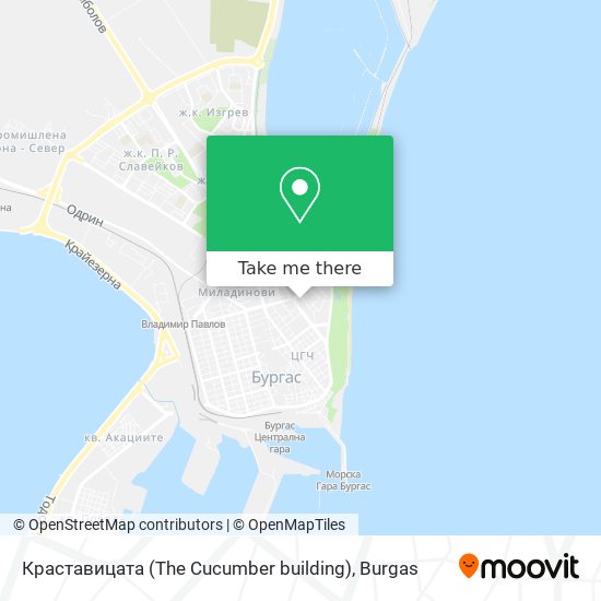 Краставицата  (The Cucumber building) map