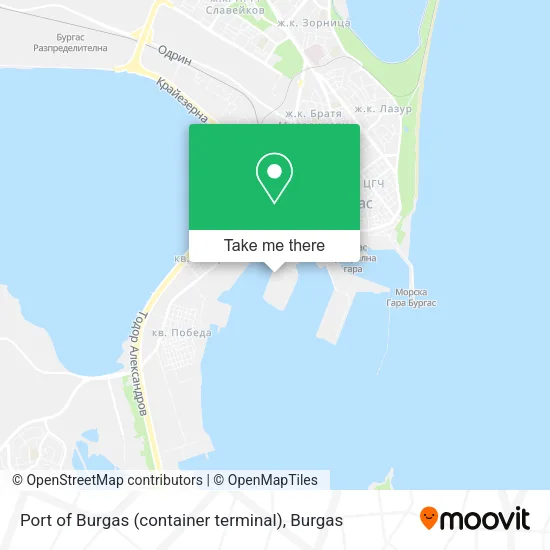 Карта Port of Burgas (container terminal)