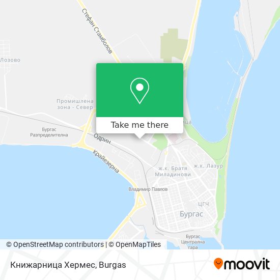 Книжарница  Хермес map