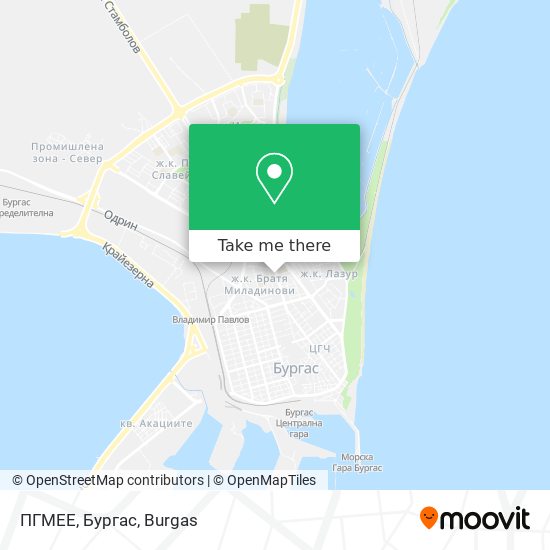 ПГМЕЕ, Бургас map