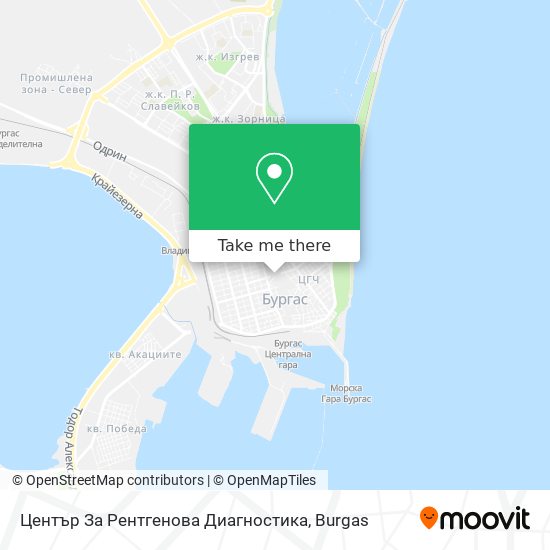 Център За Рентгенова Диагностика map
