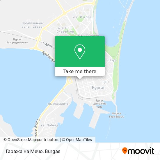 Гаража на Мечо map