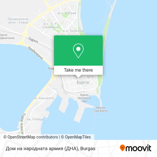 Карта Дом на народната армия (ДНА)