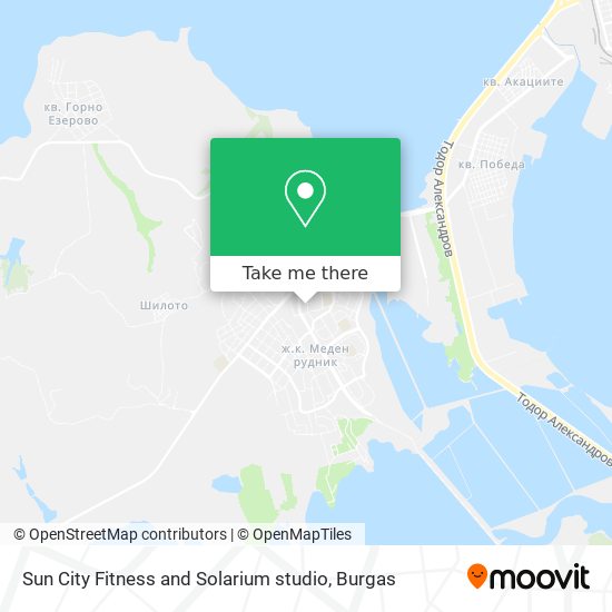 Sun City Fitness and Solarium studio map