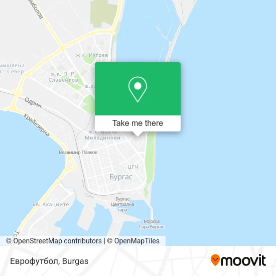 Карта Еврофутбол