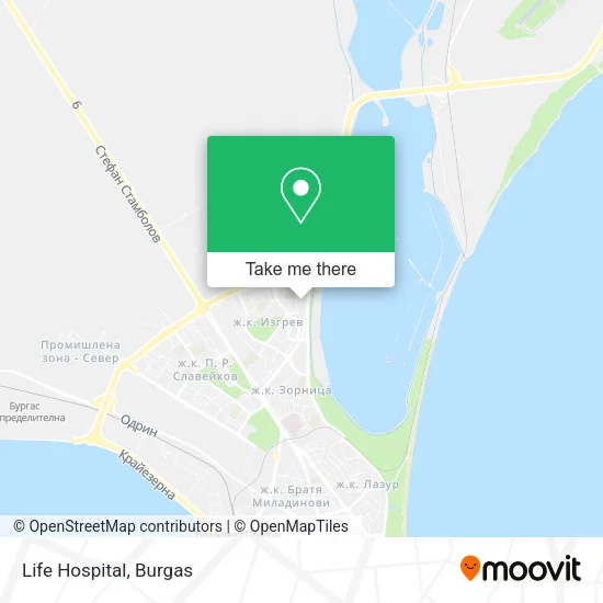 Карта Life Hospital