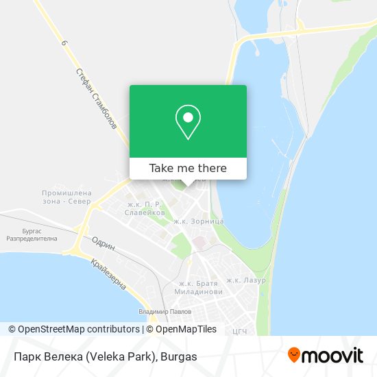 Парк  Велека  (Veleka Park) map