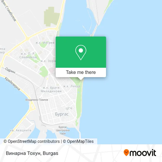 Карта Винарна  Тохун
