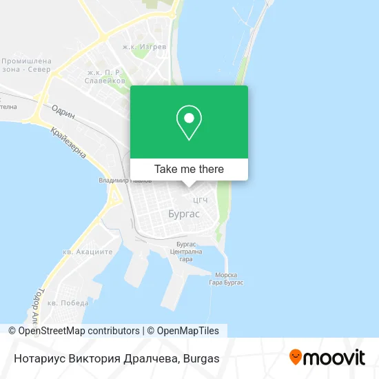 Карта Нотариус Виктория Дралчева