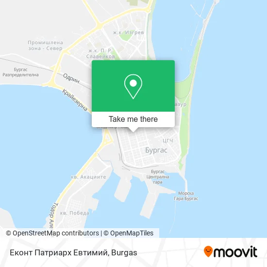 Карта Еконт  Патриарх Евтимий