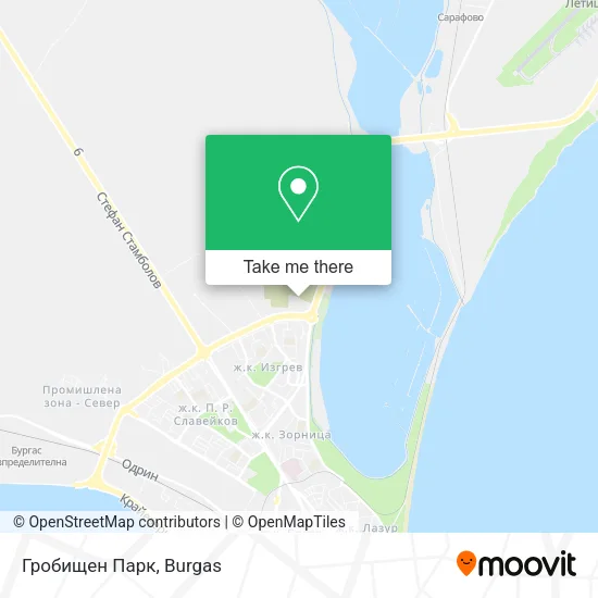 Карта Гробищен Парк