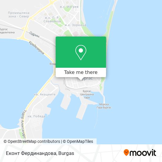 Еконт  Фердинандова map