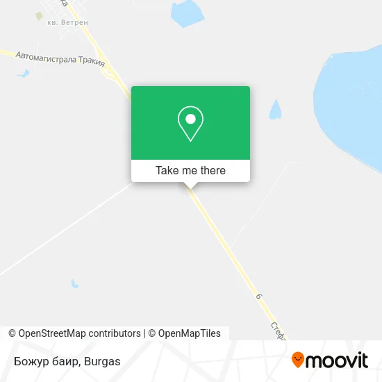 Карта Божур баир