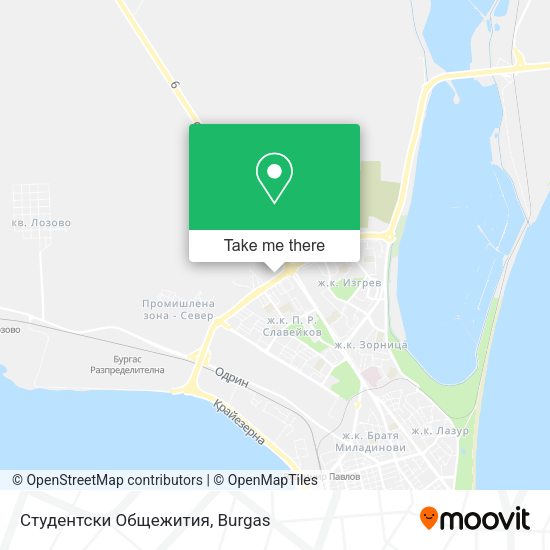 Карта Студентски Общежития