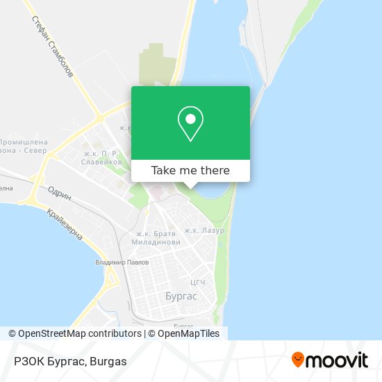 РЗОК Бургас map