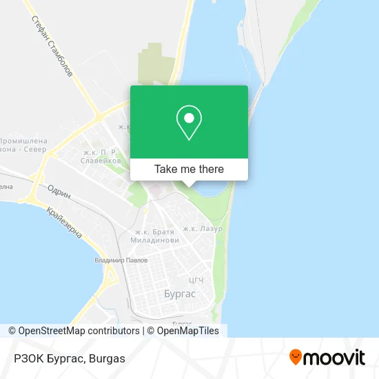 РЗОК Бургас map