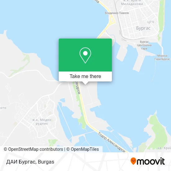Карта ДАИ Бургас
