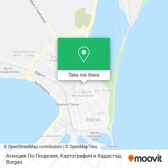 Карта Агенция По Геодезия, Картография и Кадастър