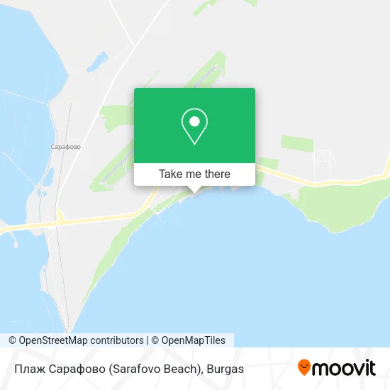 Карта Плаж Сарафово (Sarafovo Beach)