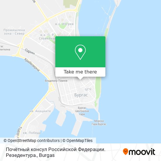 Почётный консул Российской Федерации. Резедентура. map