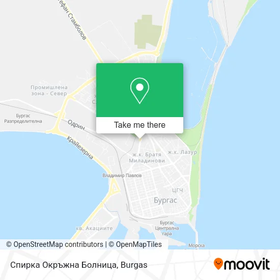 Карта Спирка Окръжна Болница