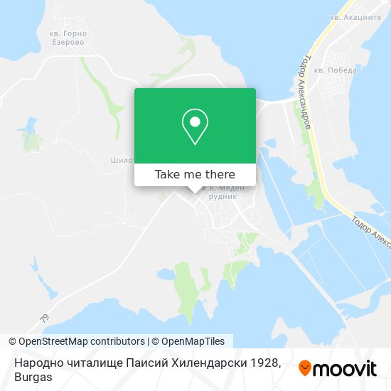 Народно читалище Паисий Хилендарски 1928 map