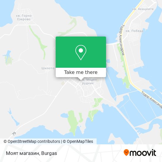 Моят магазин map
