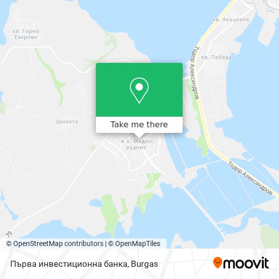 Първа инвестиционна банка map