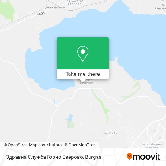 Здравна Служба Горно Езерово map