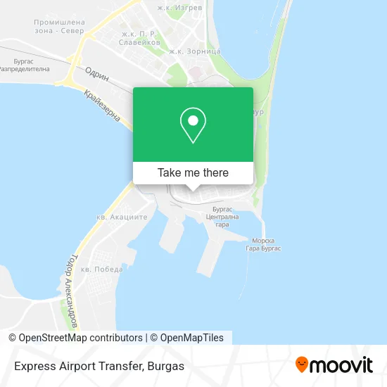 Карта Express Airport Transfer