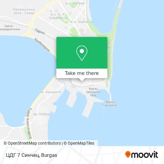 ЦДГ 7 Синчец map