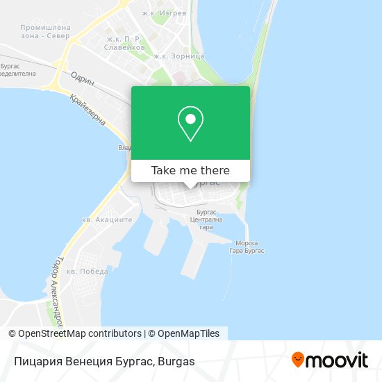 Карта Пицария Венеция Бургас